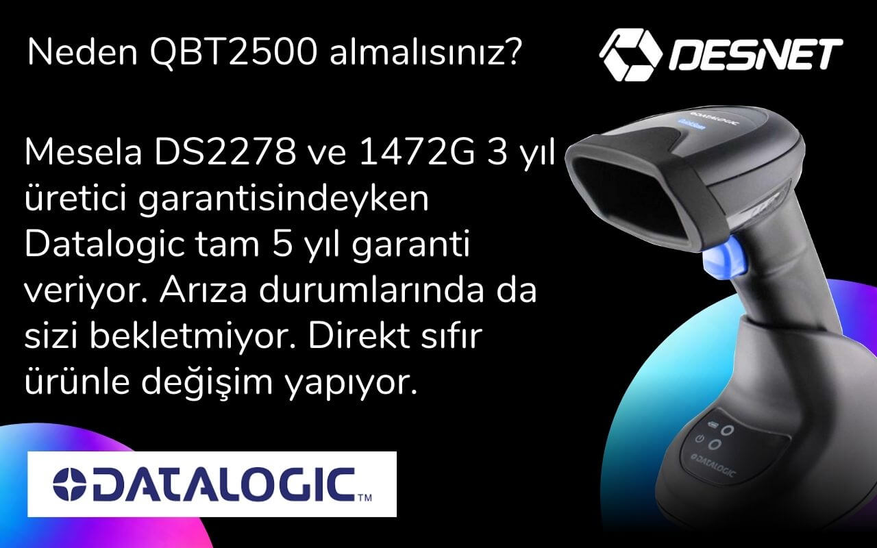 Datalogic QBT2500 Neden Almalısınız? Kıyaslama / Comparison