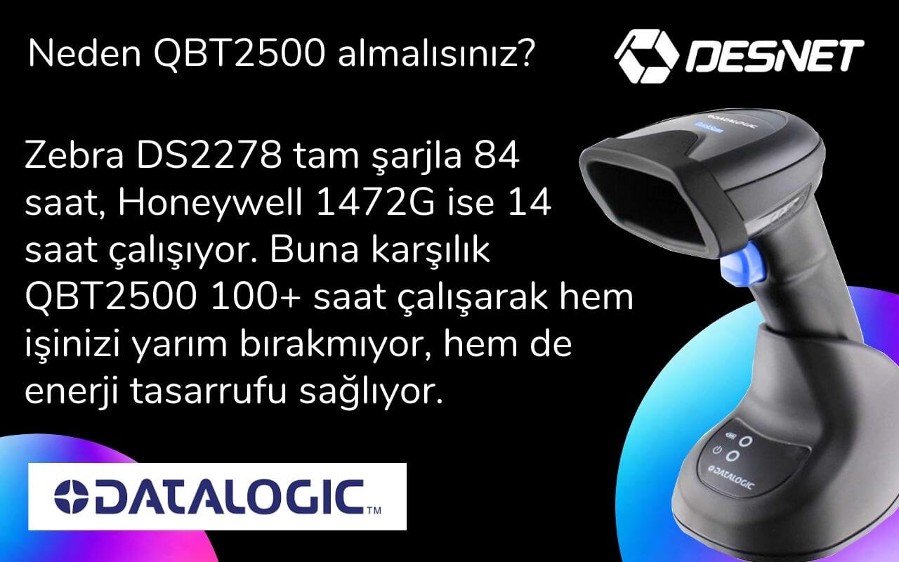 Datalogic QBT2500 Neden Almalısınız? Kıyaslama / Comparison