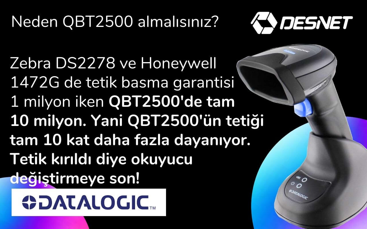 Datalogic QBT2500 Neden Almalısınız? Kıyaslama / Comparison