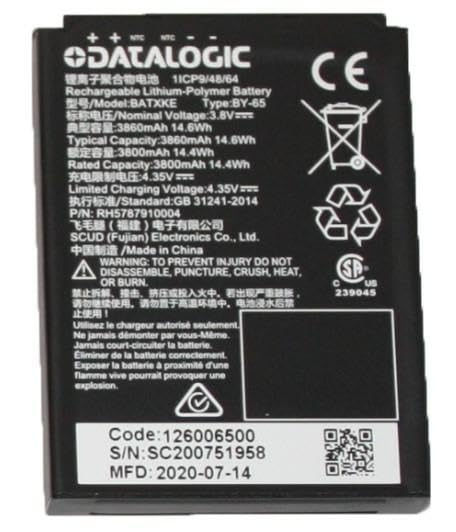 Datalogic Memor K 94ACC0311 yedek batarya, 3800 mAh kapasitesiyle Mobydata M71 ile de uyumludur. Ürün bilgisi ve teklif için DESNET’e ulaşın.